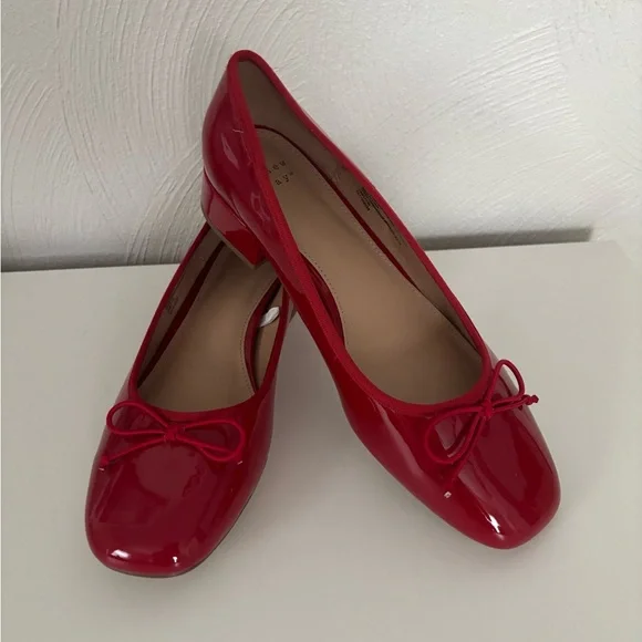 Target A New Day Joy Red Patent Ballet Pumps - Picture 2 of 3